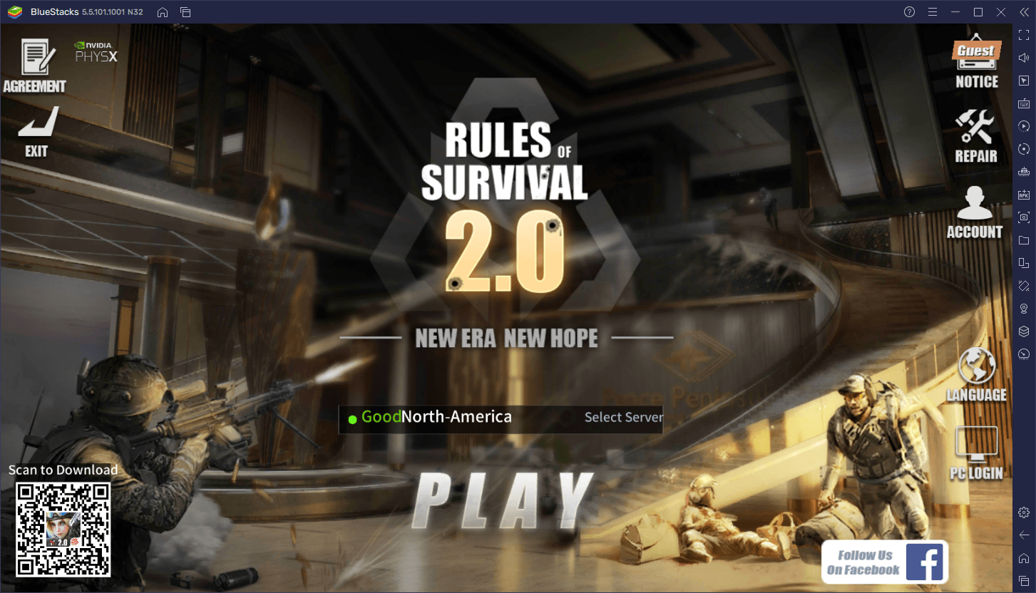 How to Play Rules of Survival 2.0 on PC with BlueStacks