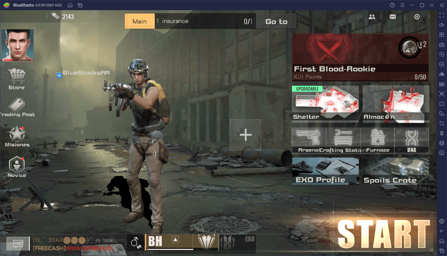 Cómo Jugar Rules of Survival 2.0 en PC con BlueStacks