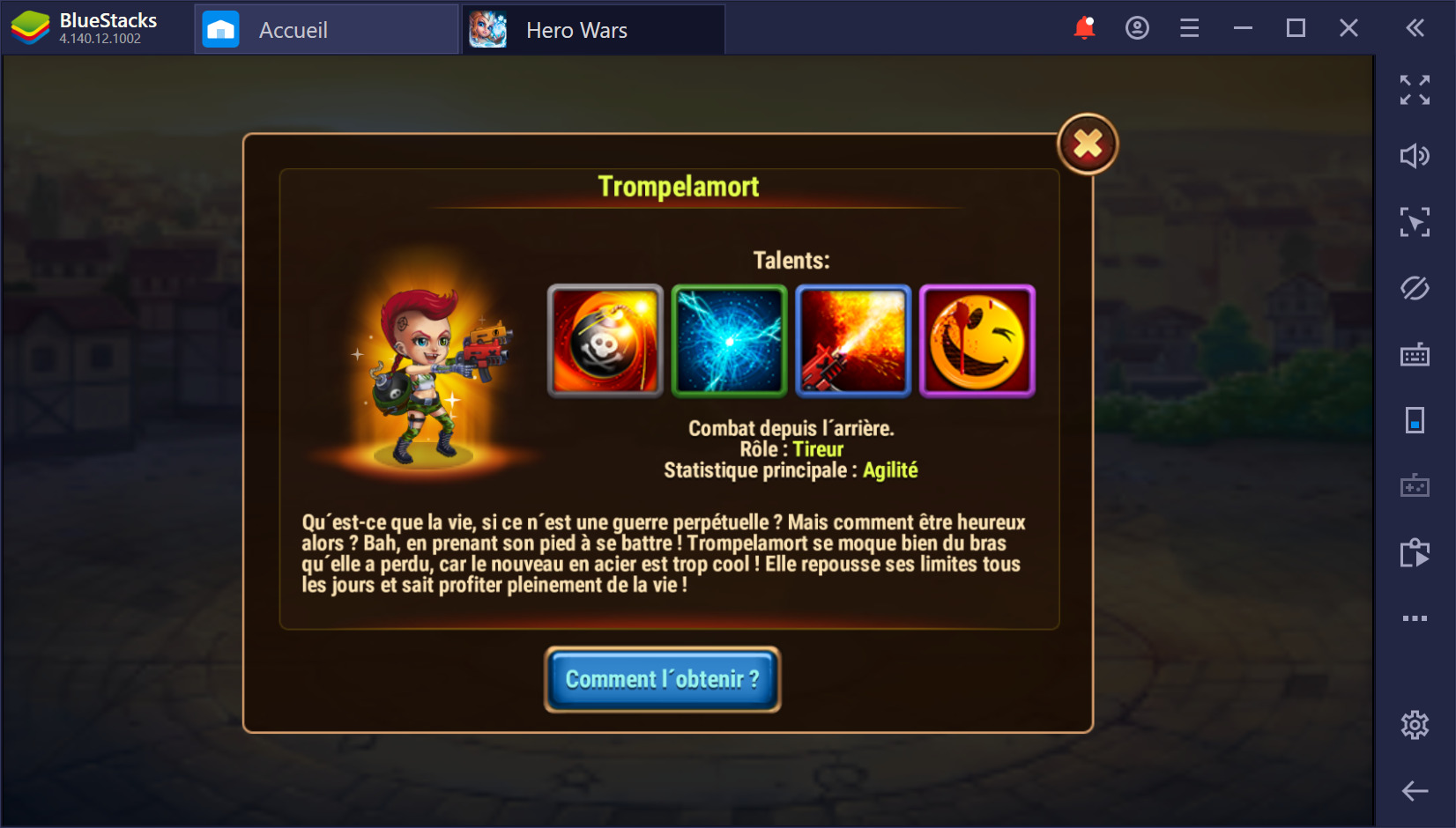 Sélectionnez les meilleurs héros et utilisez tout leur potentiel dans Hero War sur PC