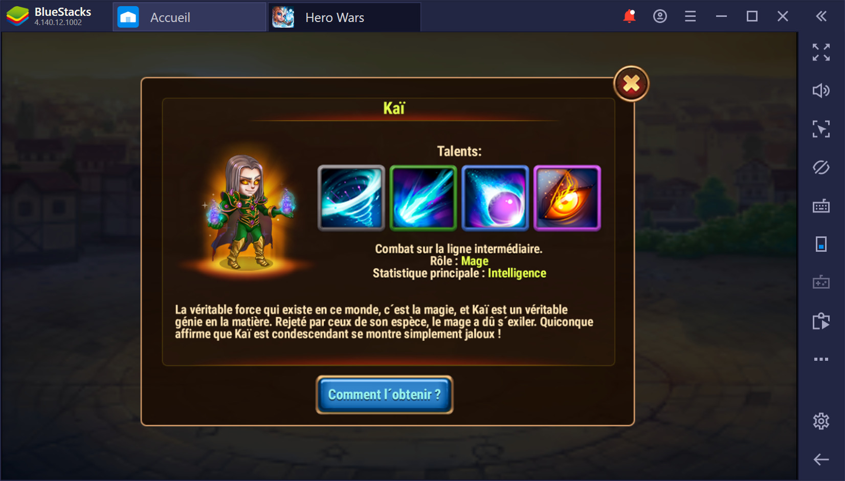 Sélectionnez les meilleurs héros et utilisez tout leur potentiel dans Hero War sur PC