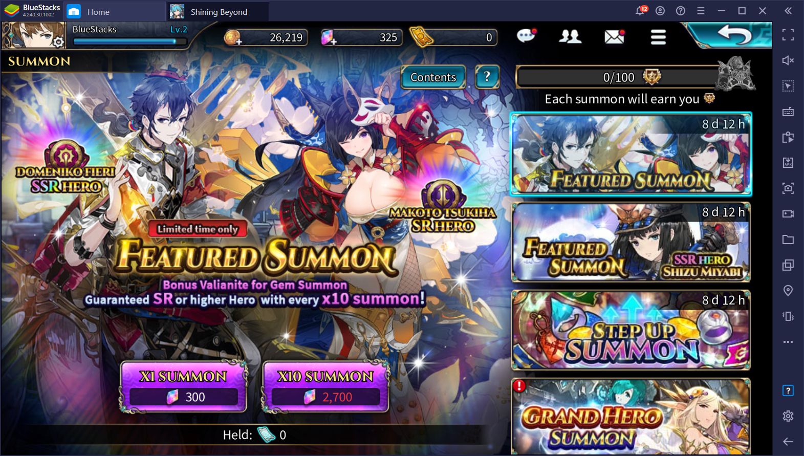 Panduan Mengenai Fitur BlueStacks Reroll Dan Daftar Tier Untuk Shining Beyond