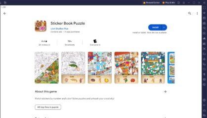 How to Play Sticker Book Puzzle on PC or Mac with BlueStacks