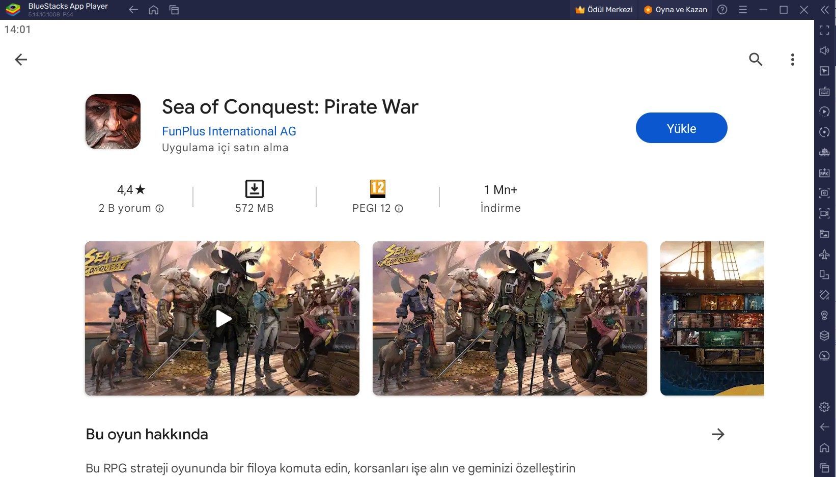 Sea of Conquest: Pirate War, BlueStacks ile PC’ye Nasıl Kurulur ve Oynanır