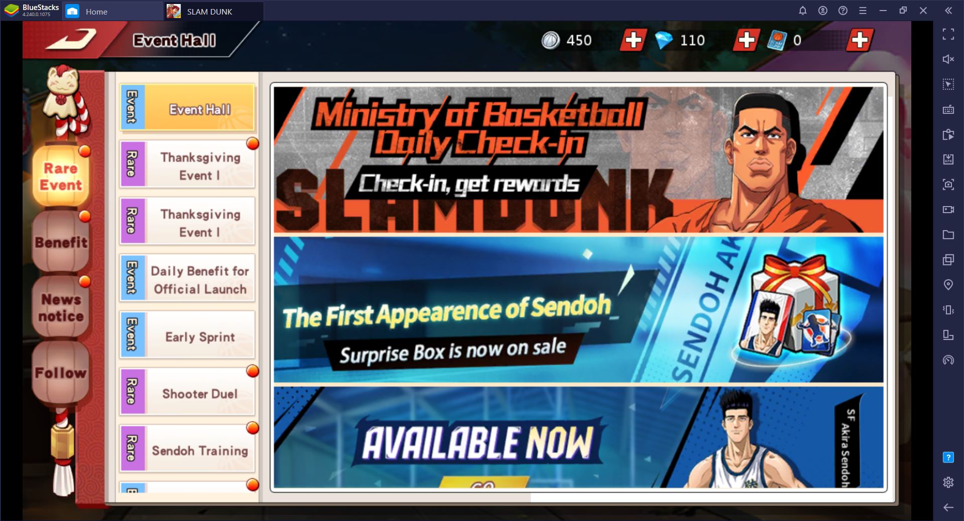 Slam Dunk - Tips untuk pemula bermain Slam Dunk di BlueStacks