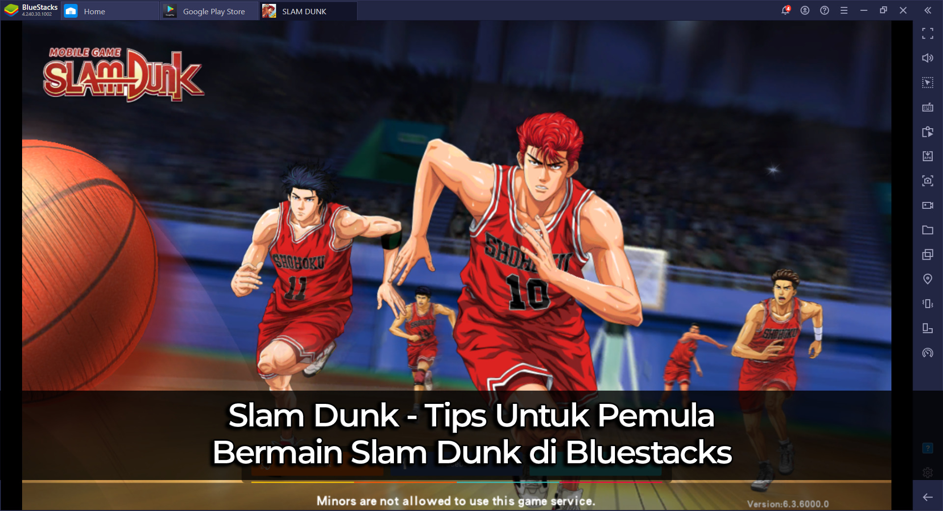 Slam Dunk – Tips untuk pemula bermain Slam Dunk di BlueStacks