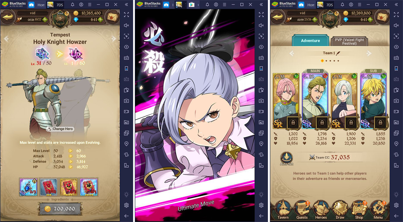 The Seven Deadly Sins Grand Cross On Pc How To Increase Your Cc Bluestacks