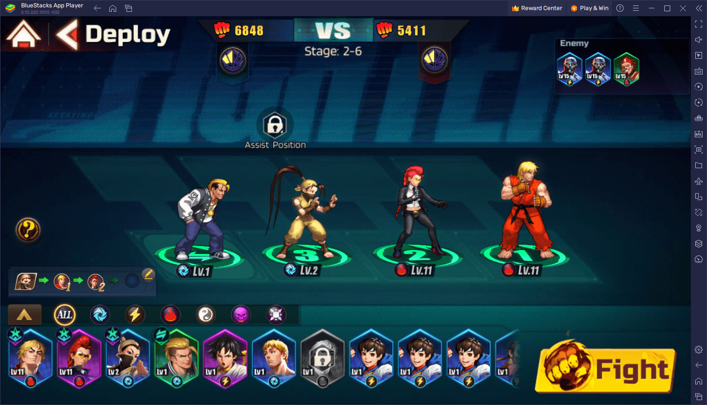 Street Fighter: Duel على جهاز الكمبيوتر - حسِّن طريقة اللعب والتقدم باستخدام BlueStacks