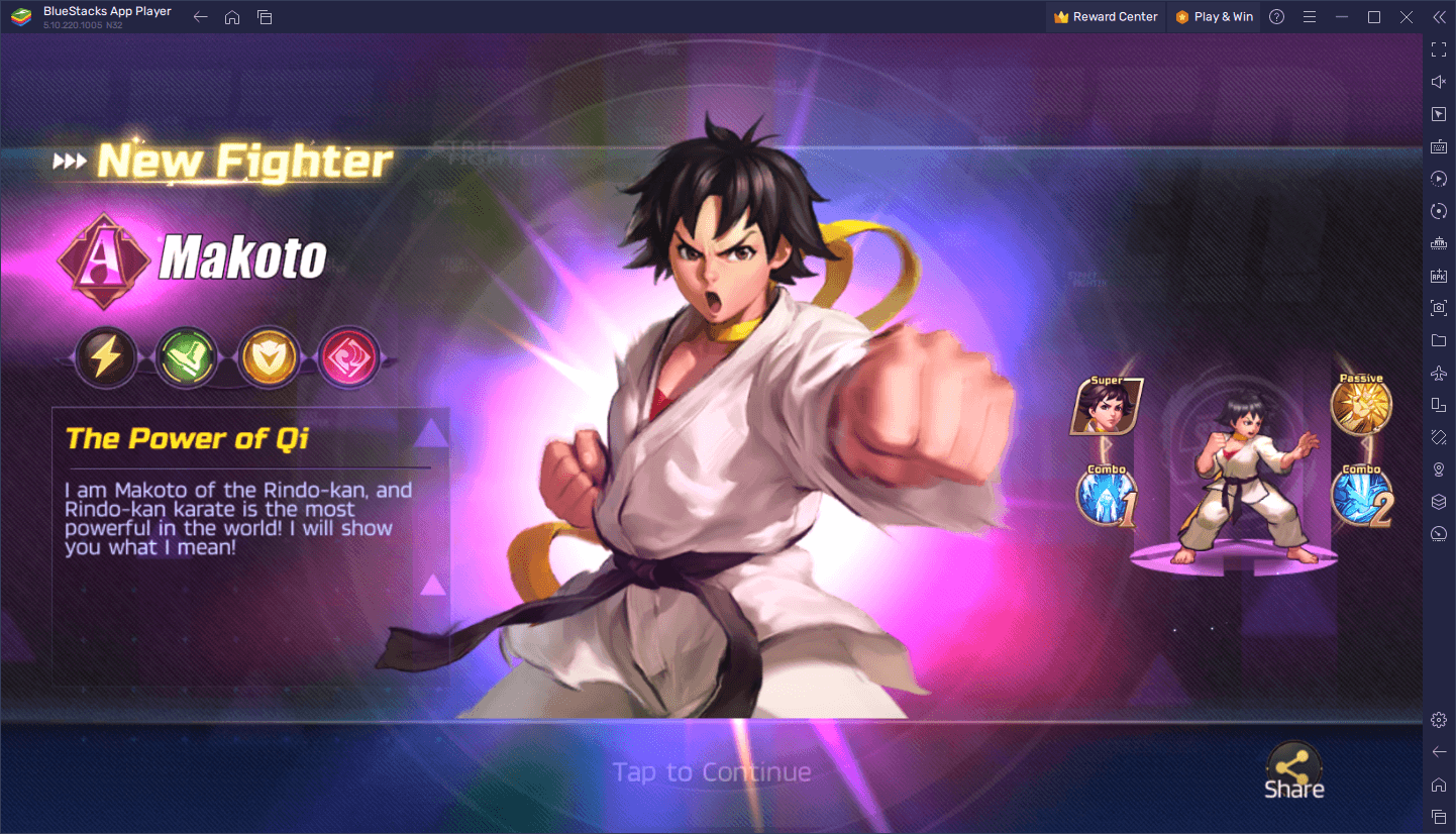 Street Fighter: Duel على جهاز الكمبيوتر - حسِّن طريقة اللعب والتقدم باستخدام BlueStacks