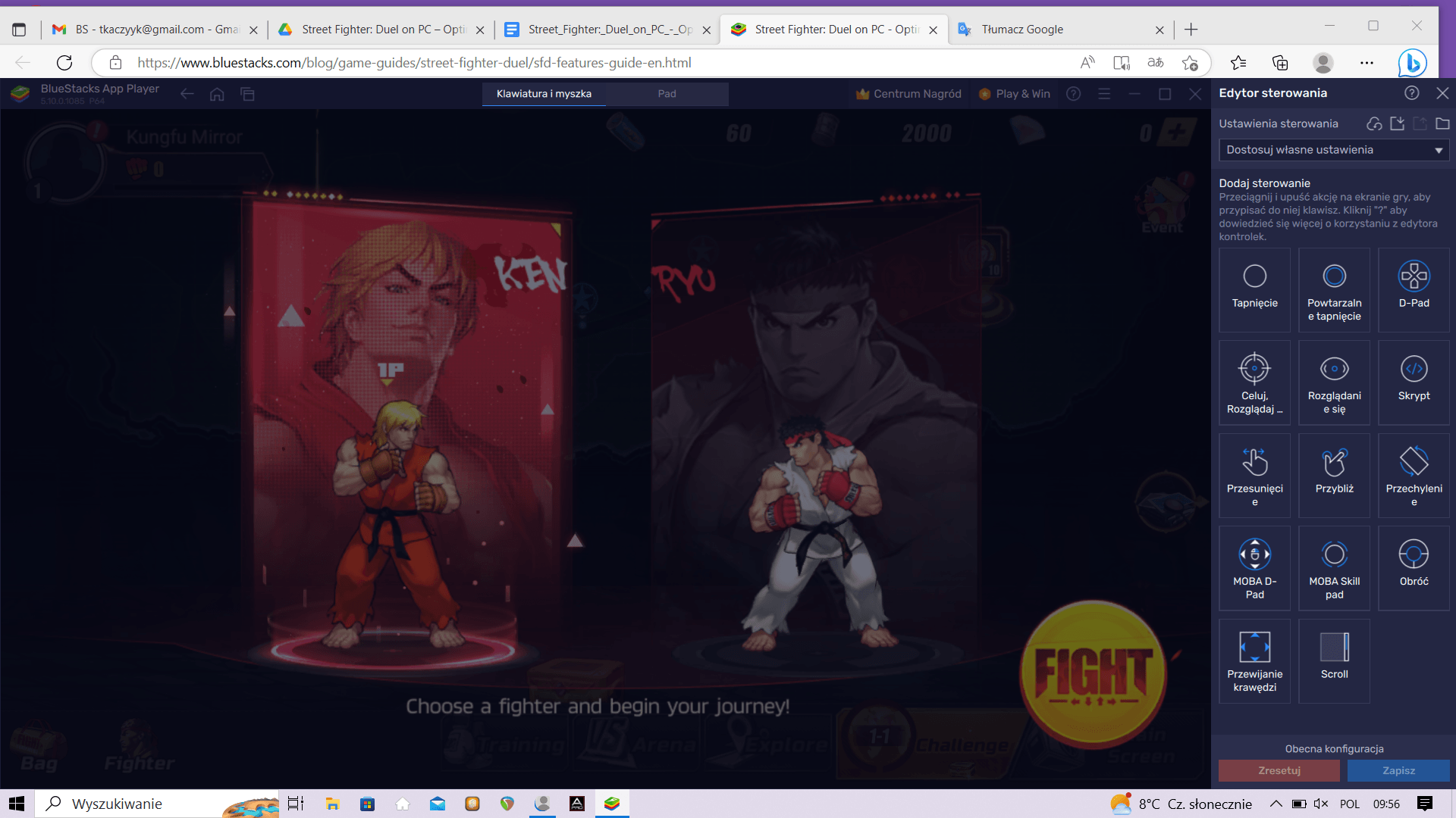 Street Fighter: Duel na PC - Zoptymalizuj swoją rozgrywkę i postępy dzięki BlueStacks