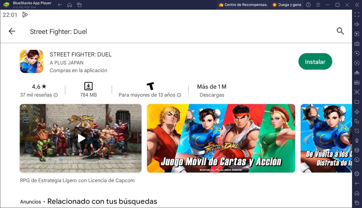 Cómo jugar Street Fighter: Duel en PC con BlueStacks