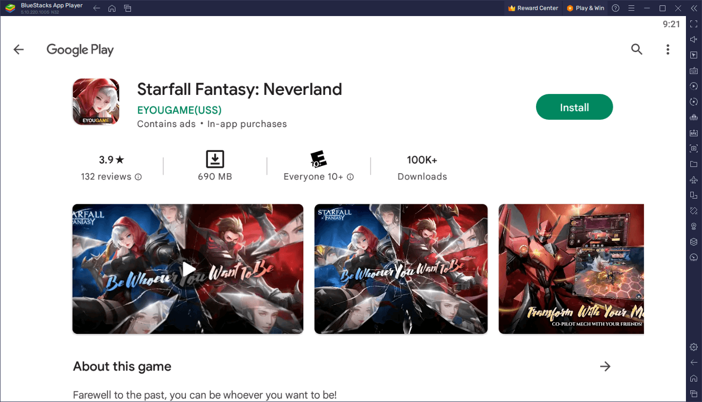 Wie man Starfall Fantasy: Neverland auf dem PC mit BlueStacks spielt
