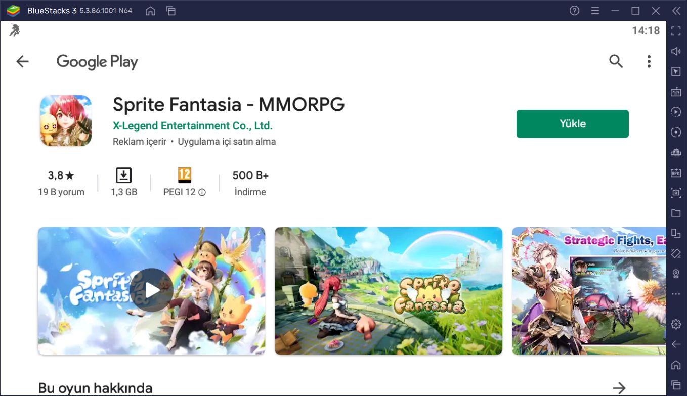 Sprite Fantasia Oyunu BlueStacks ile Bilgisayara Nasıl Yüklenir?