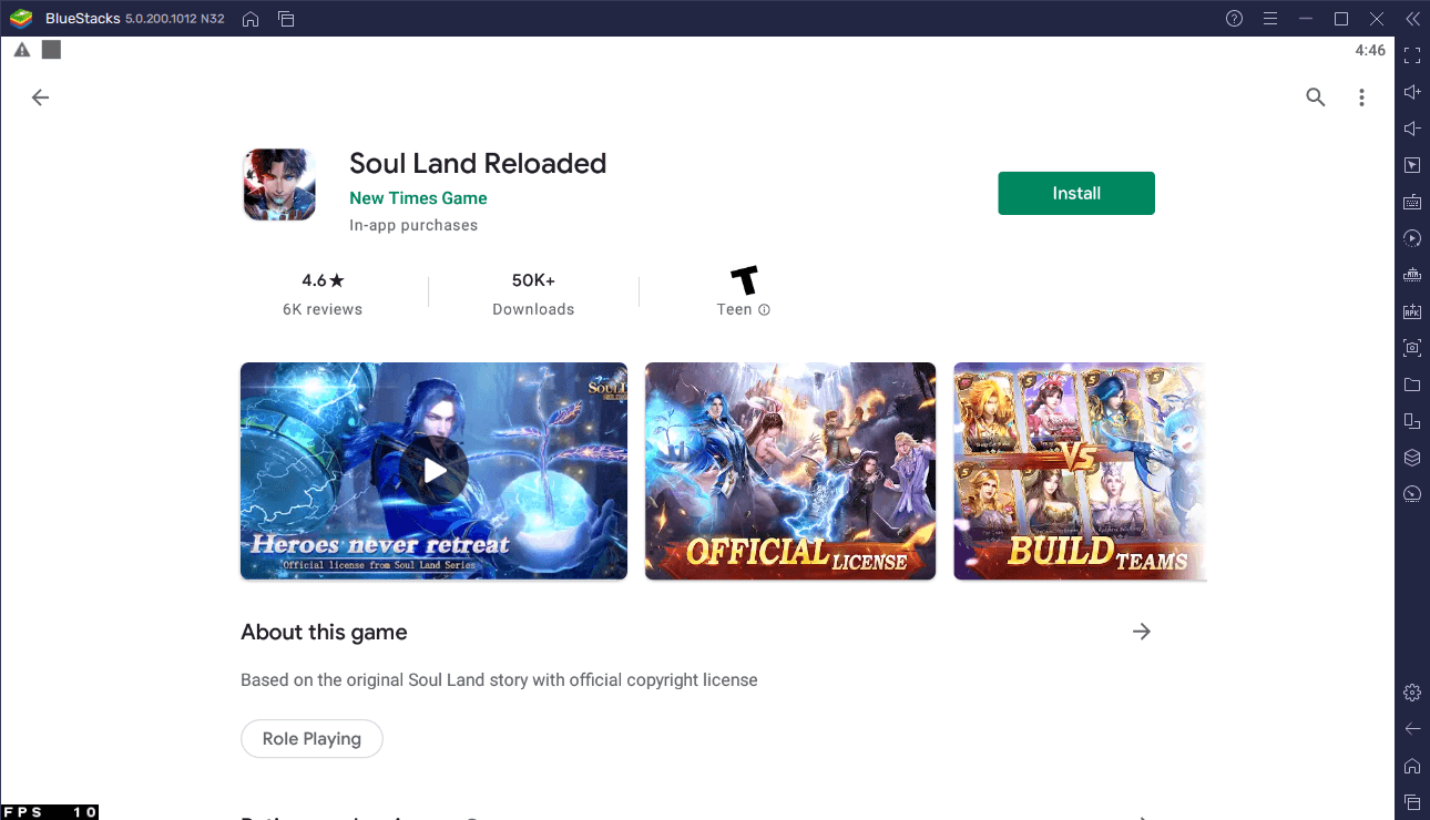 Comment Installer Soul Land Reloaded sur Votre PC ou Mac avec BlueStacks