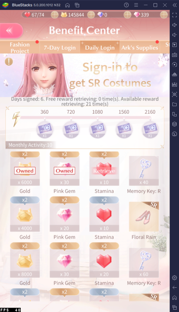 Comment Obtenir Plus de l’Or, des Gemmes Roses et d’Autres Ressources dans Shining Nikki