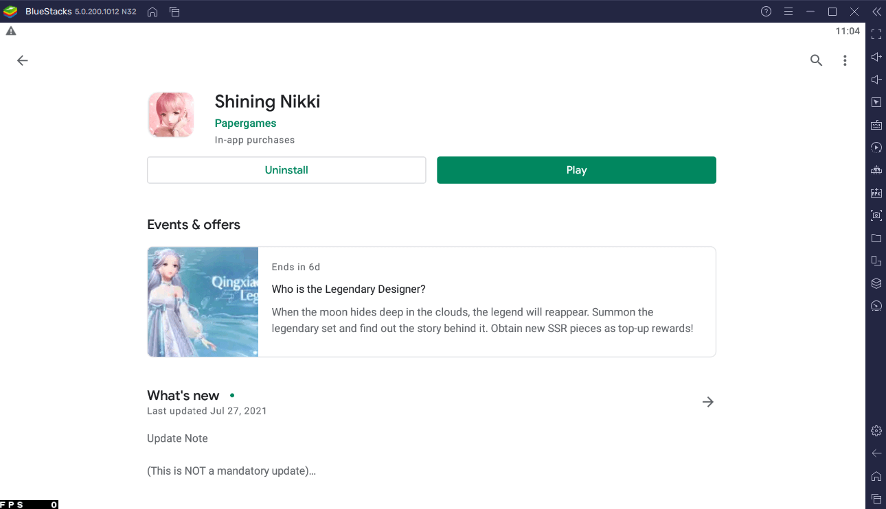Comment Jouer à Shining Nikki sur votre PC ou Mac avec BlueStacks