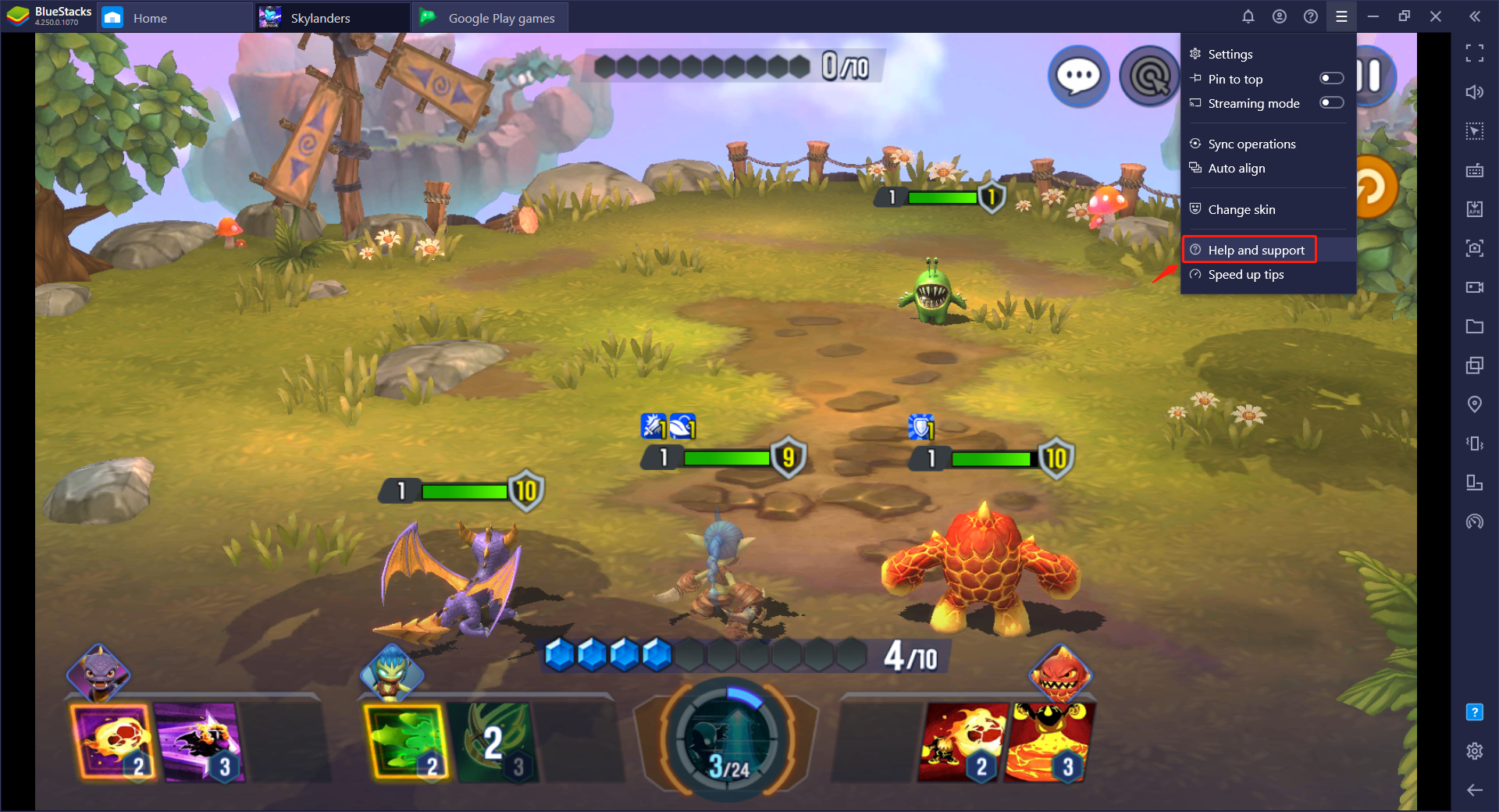 Cara Memainkan Skylanders Ring of Heroes di PC dengan BlueStacks