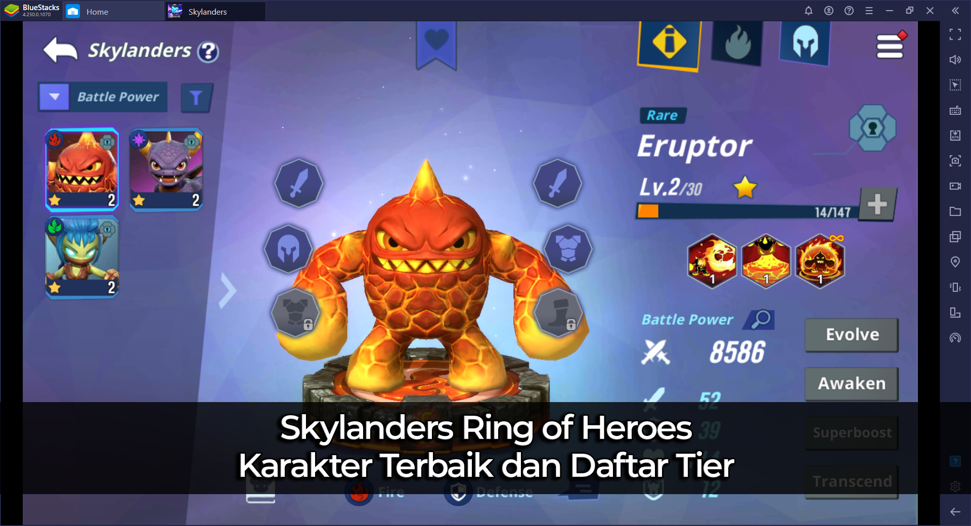 Skylanders Ring of Heroes Karakter Terbaik dan Daftar Tier