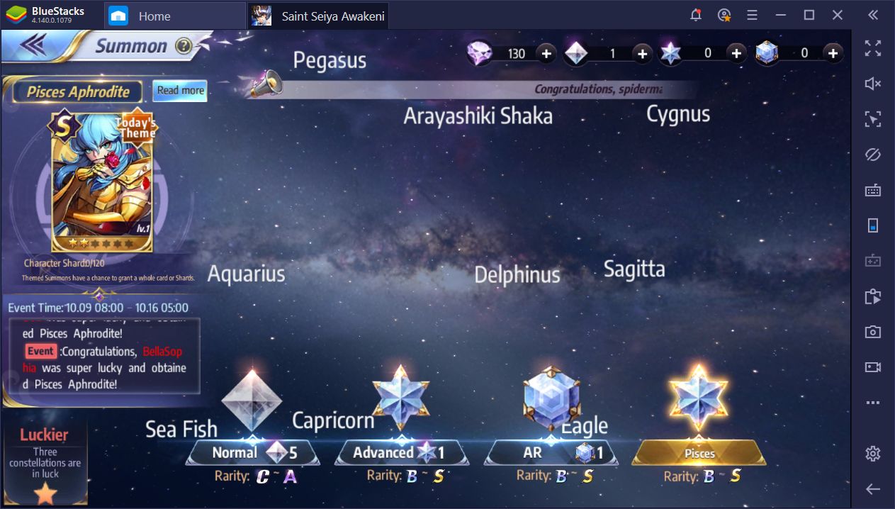 كيفية استخدام  BlueStacks instances في Saint Seiya Awakening على جهاز الكمبيوتر