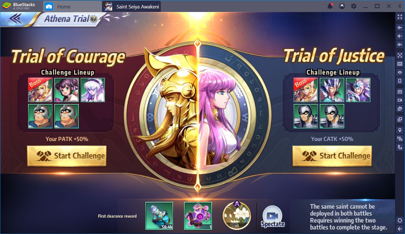 Saint Seiya Awakening: Athena Trial Guide