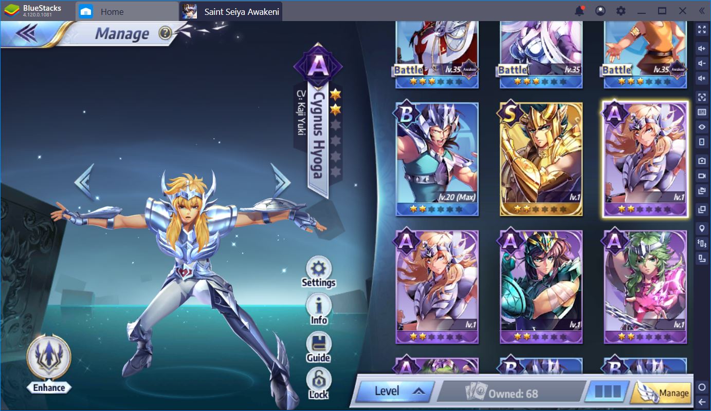 Saint Seiya Awakening: Best Saints for PvP