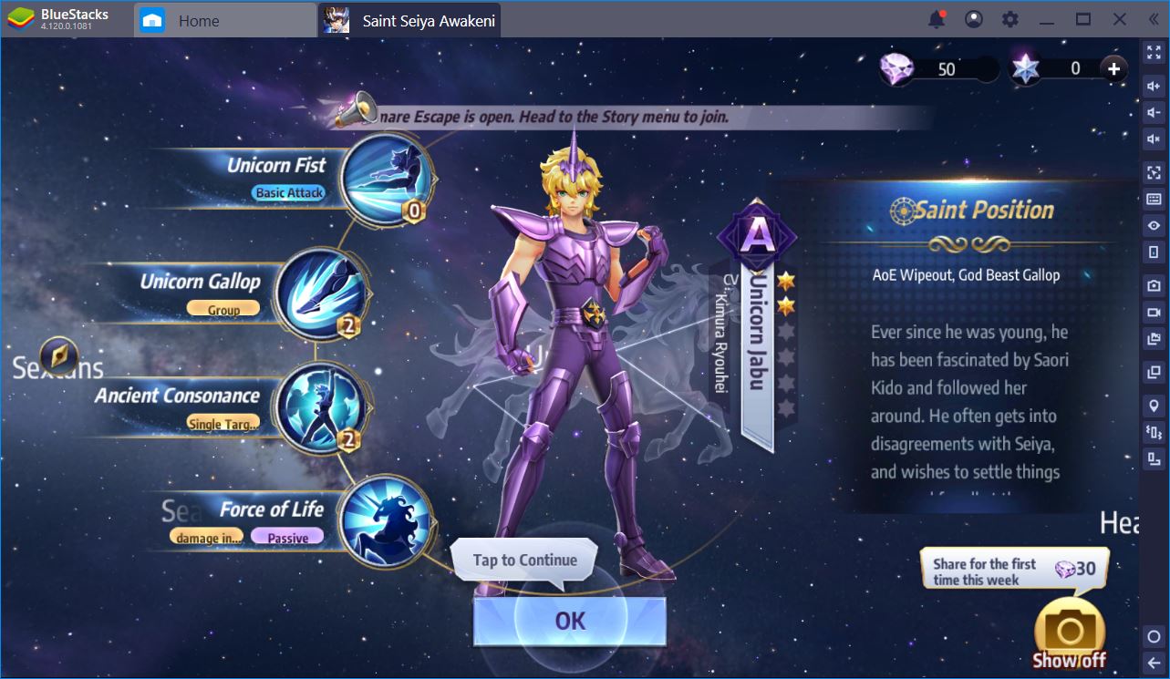 Saint Seiya Awakening: How to Re-Roll for the Best Characters