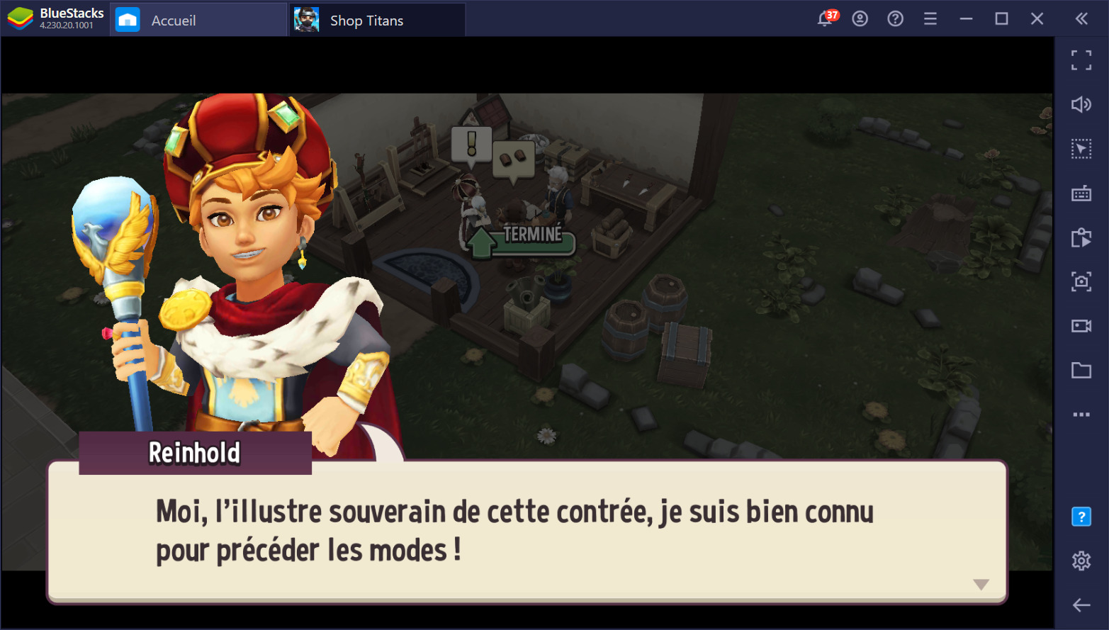 Shop Titans sur PC - Comment gagner plus d’argent rapidement