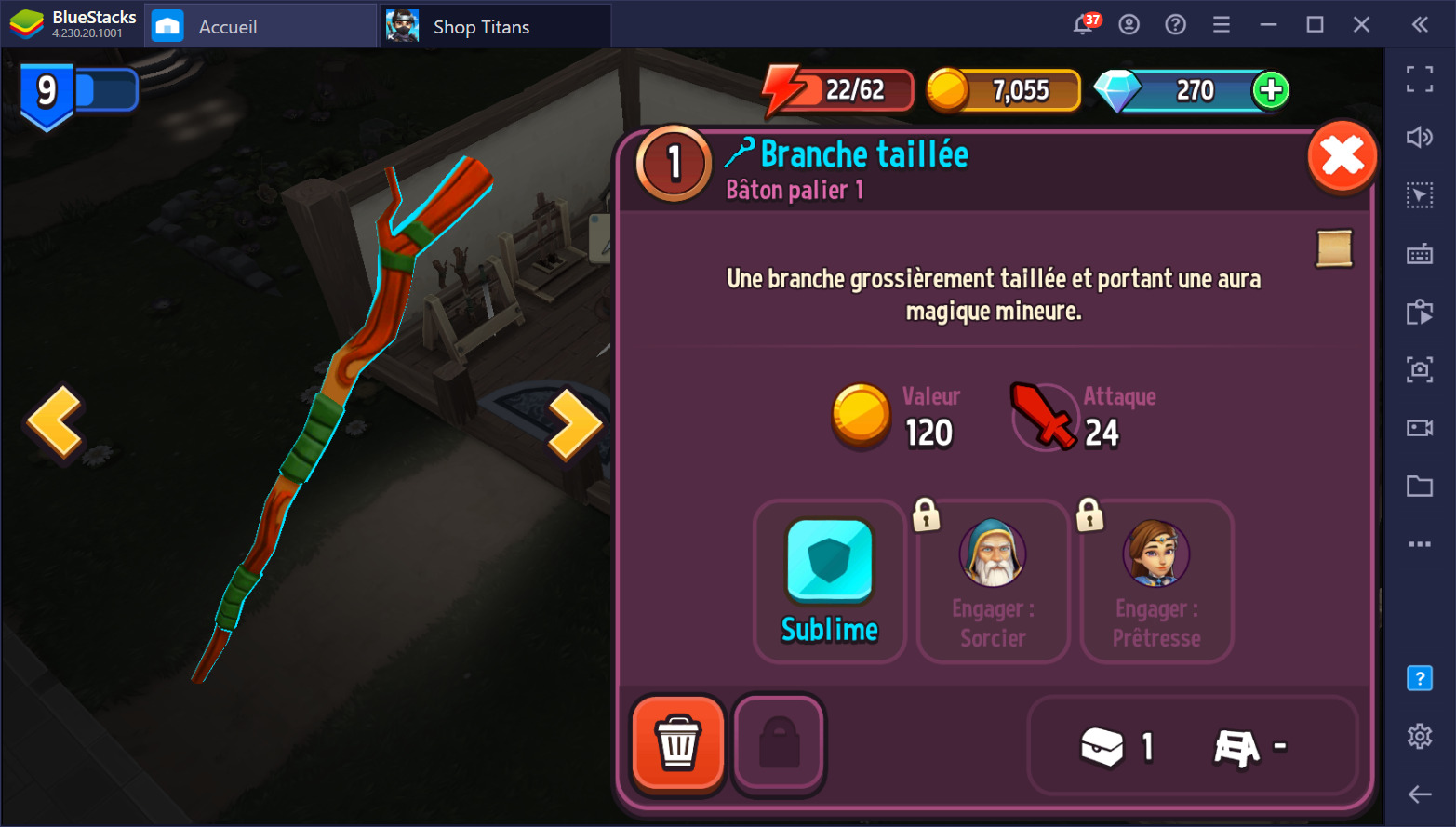 Shop Titans sur PC - Comment gagner plus d’argent rapidement