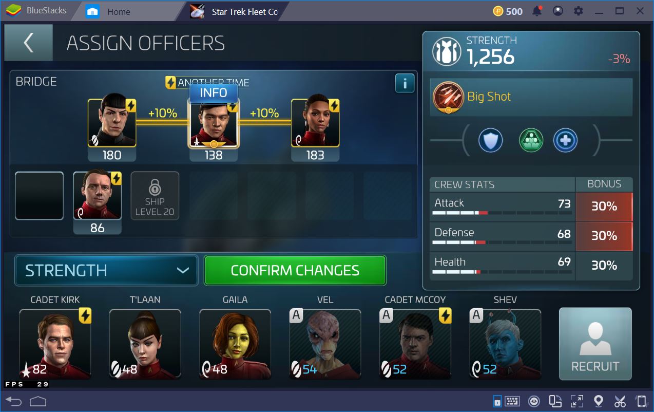 Star Trek Fleet Command Morale Crew Synergies BlueStacks