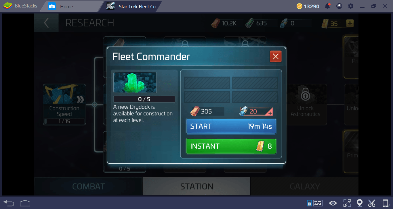 Star Trek Fleet Command على الكمبيوتر: دليل السفن