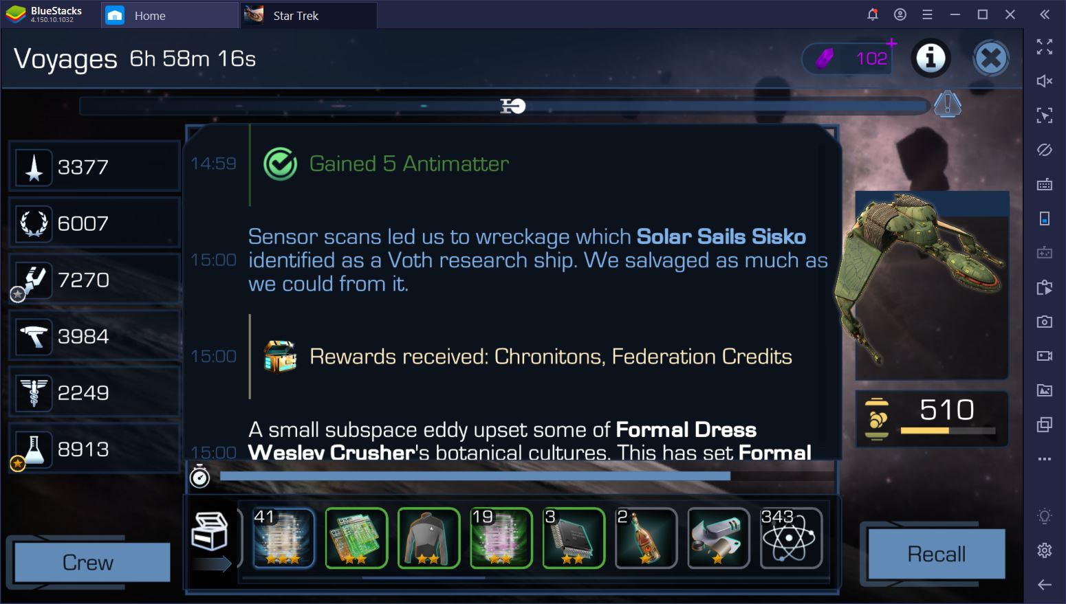 Star Trek Timelines on PC: How to Save and Use Chronitons