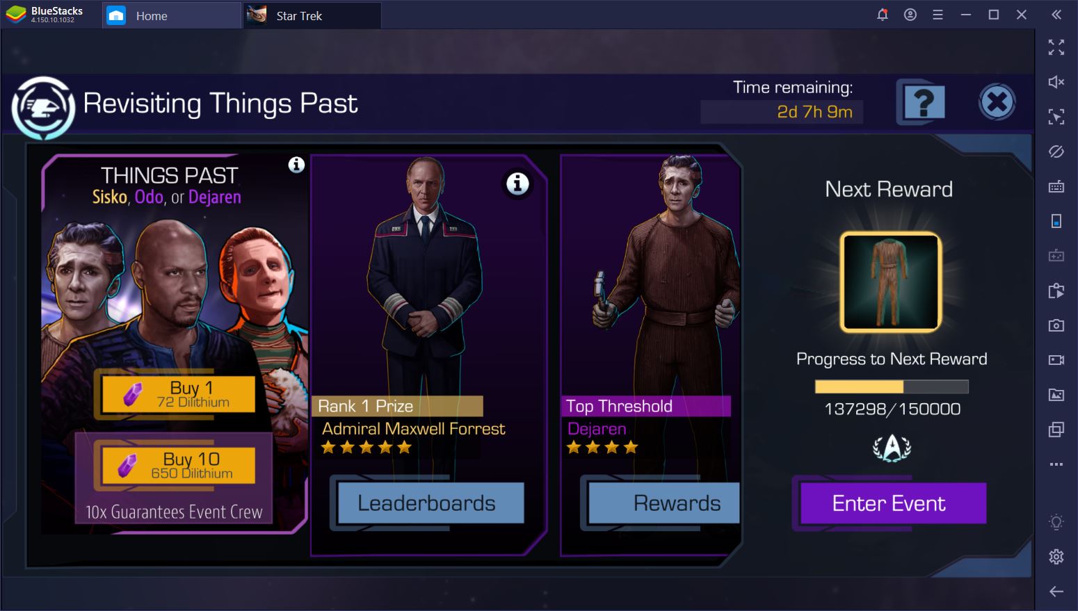 star trek timelines event schedule