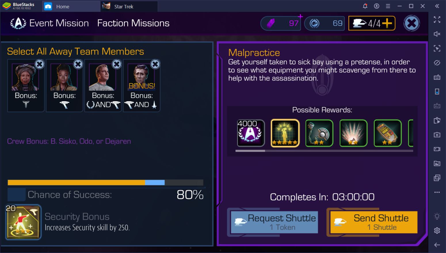 star trek timelines faction event strategy