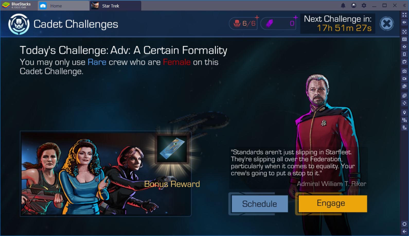 star trek timelines which crew to keep