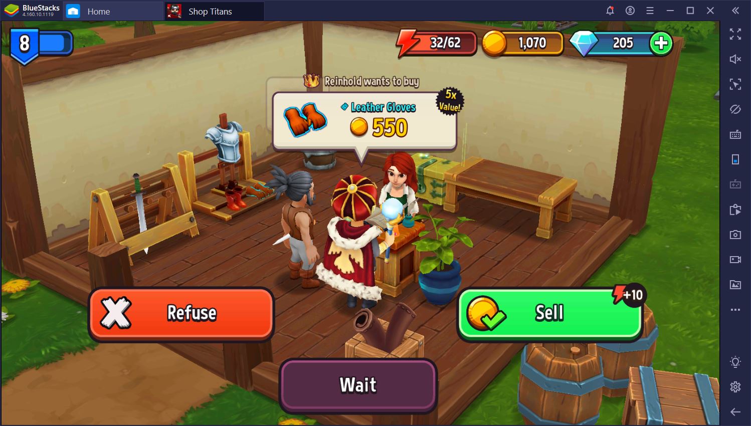 Shop Titans: How to Make More Money Quickly | BlueStacks