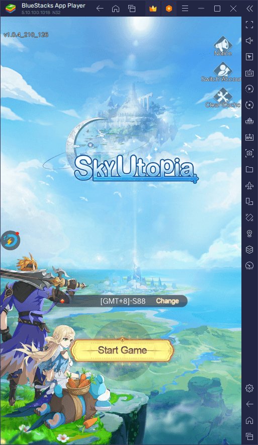 Sky Utopia sur PC – Comment Utiliser BlueStacks pour Sublimer Votre Expérience de Jeu