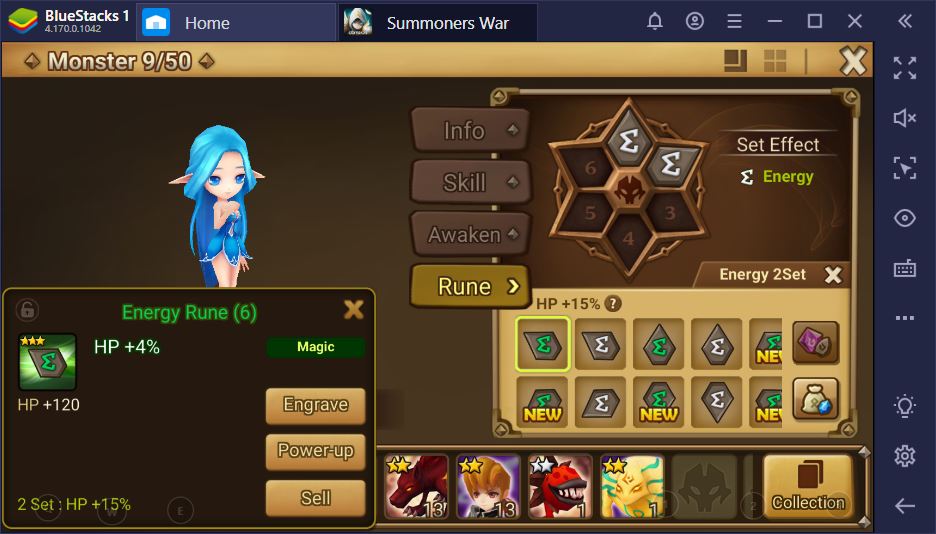 Summoners War – Gestion des runes pour le endgame