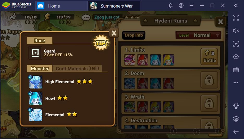 Summoners War – Gestion des runes pour le endgame