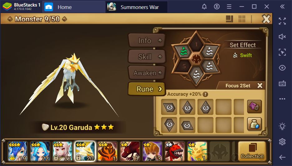 Summoners War - Guide pour débutants sur les runes