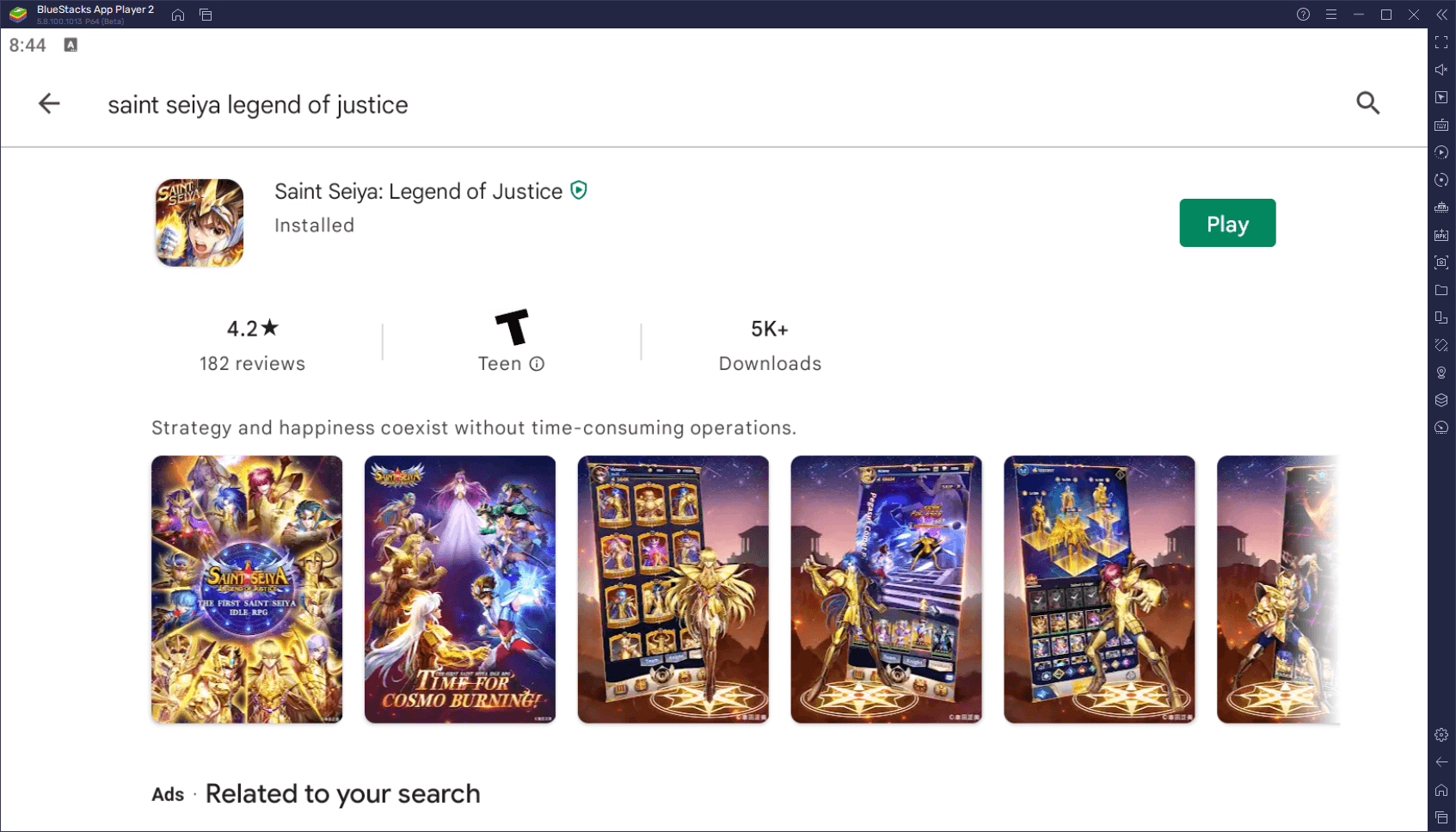 How to Play Saint Seiya: Legend of Justice on PC with BlueStacks