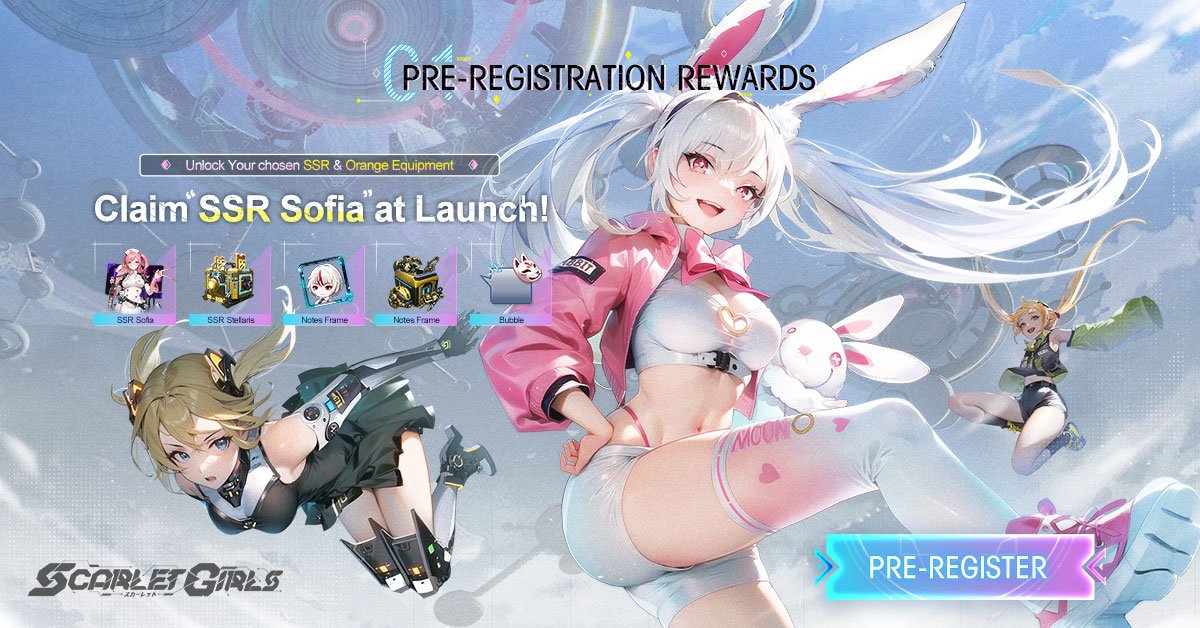 Pre-Registration for Scarlet Girls Is Live! Build Your Ultimate Battle Squad Now!