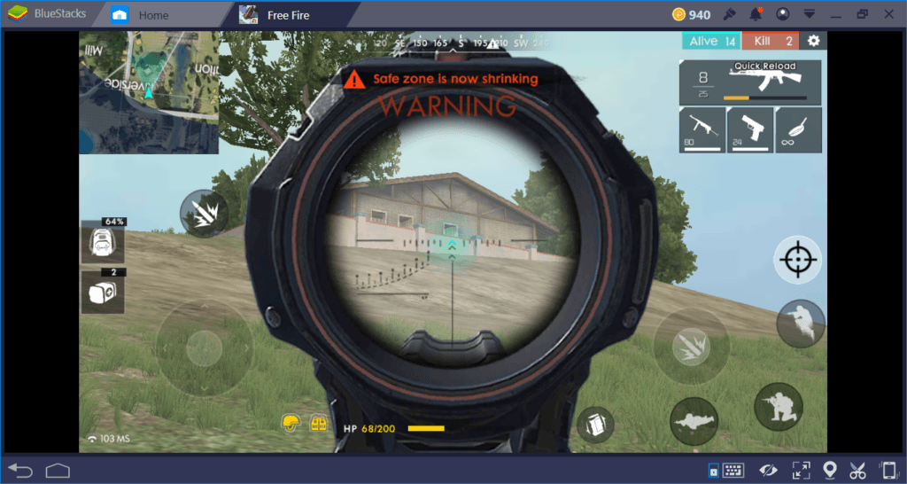 Free Fire : Weapon Attachments and Sniping Guide