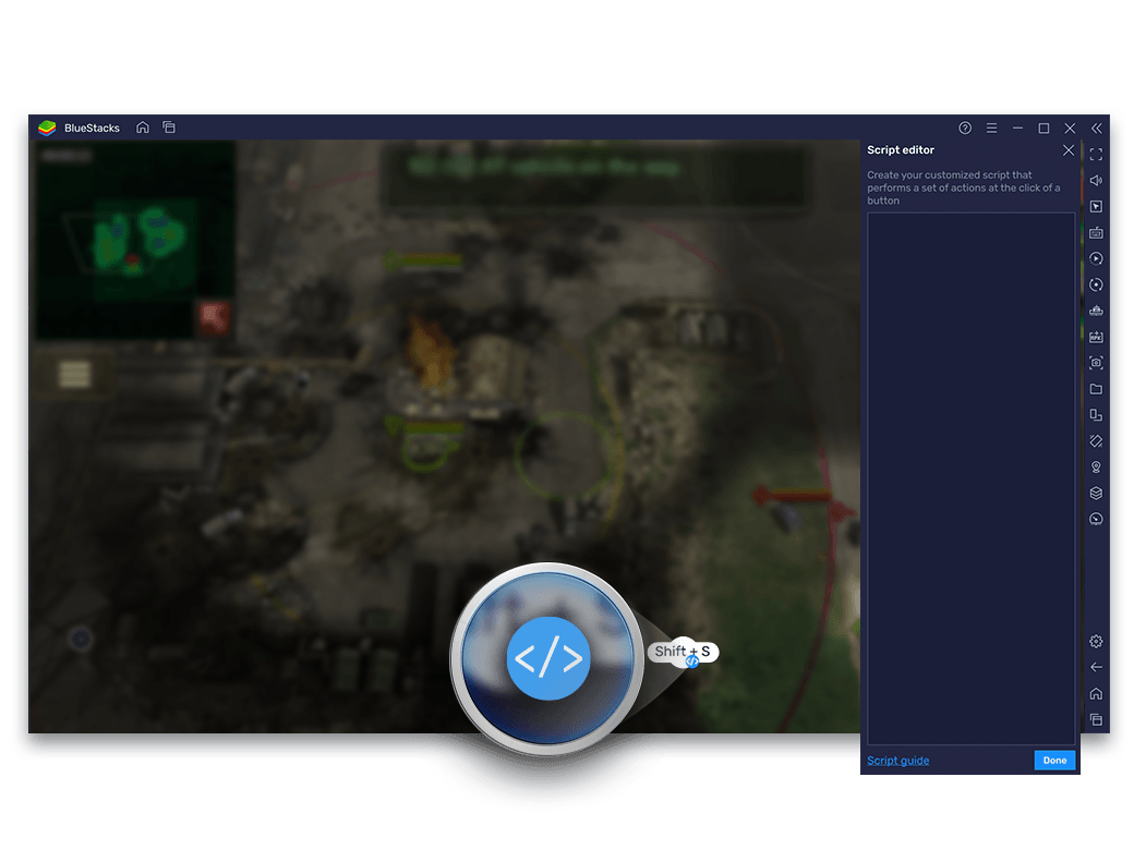 Автоматизация действий с помощью скриптов BlueStacks