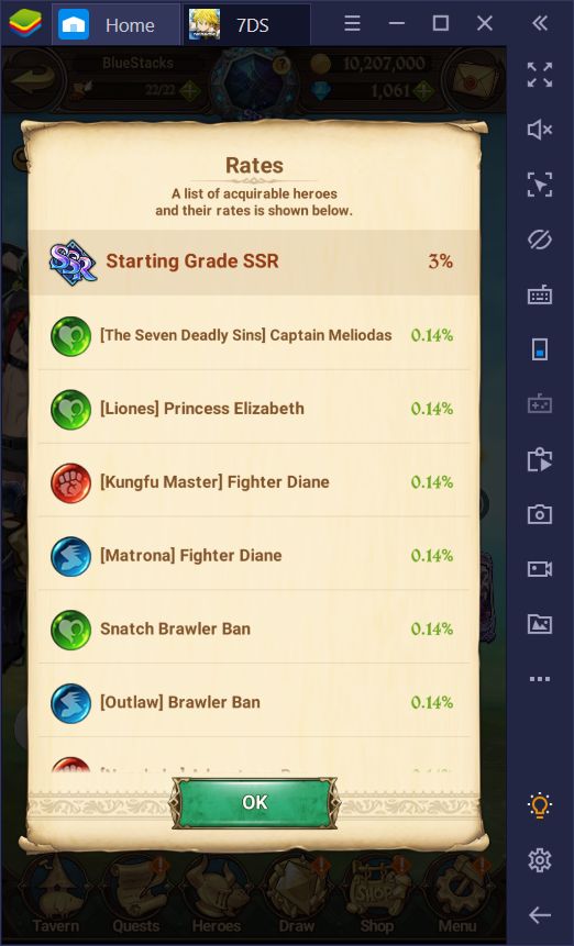 Reroll Guide for The Seven Deadly Sins: Grand Cross on PC