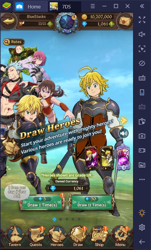 Reroll Guide For The Seven Deadly Sins Grand Cross Bluestacks