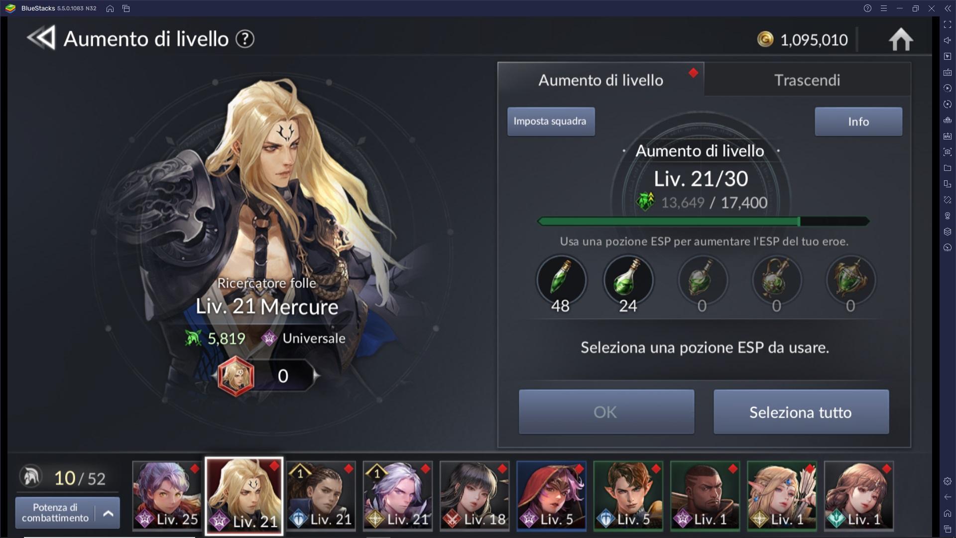 Seven Knights 2: come aumentare rapidamente il livello degli Eroi