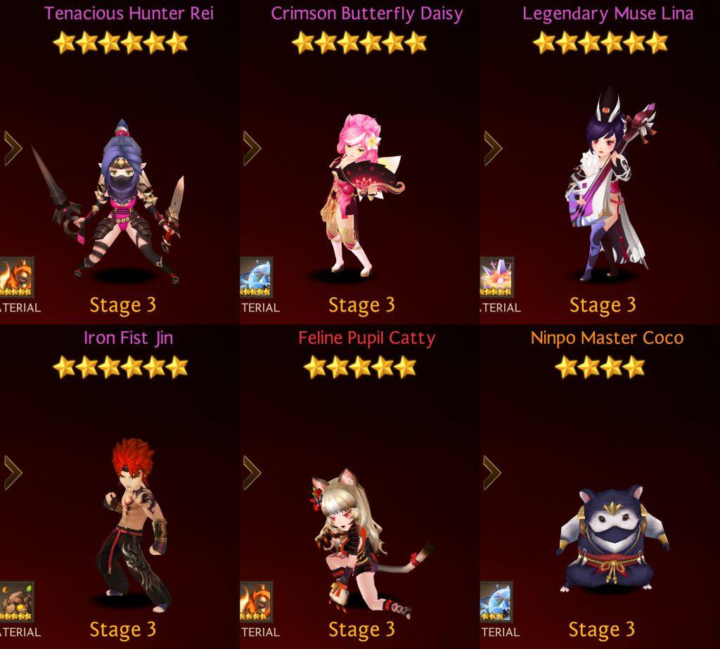 Seven Knights faction by rank: Moonlit Isle Seven Knights faction by rank: Moonlit Isle