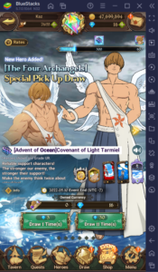 Seven Deadly Sins: Grand Cross – Covenant of Light Tarmiel and Final Boss Battle Taizoo, Twigo, and Waillo