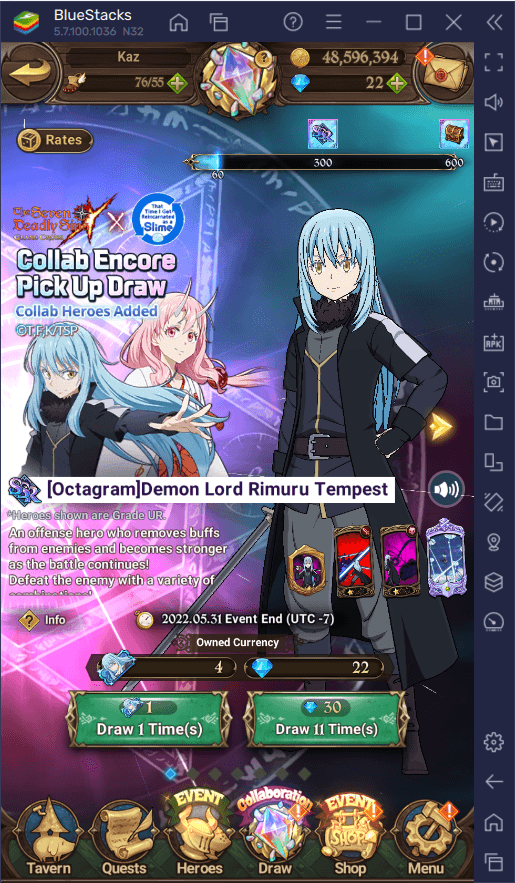 The Alchemist Code JP x TenSura Collab Returns on January 1, 2023