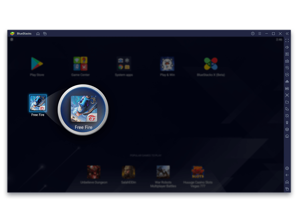 Режим стрельбы BlueStacks