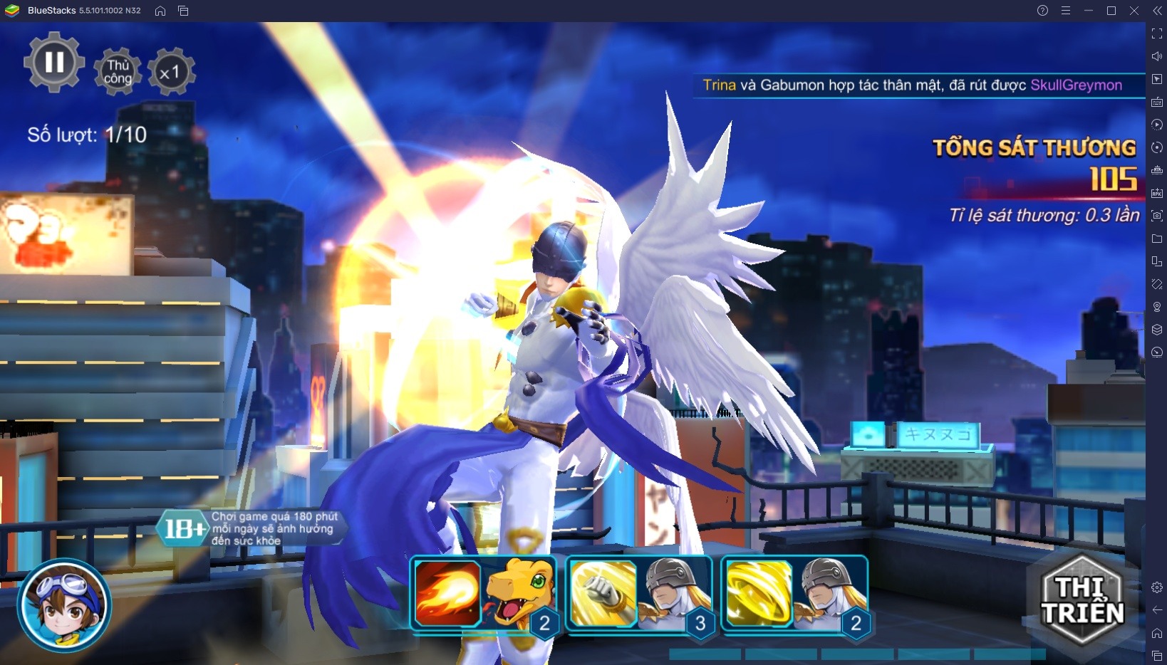 Siêu Tiến Hóa: Trải nghiệm thế giới Digimon biến ảo trên PC cùng BlueStacks
